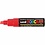 Uni-Posca Posca Marker, afm PC-8K, lijndikte 8 mm, breed, diverse kleuren, 6 stuk/ 1 doos