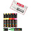 Uni-Posca Posca Marker, afm PC-8K, lijndikte 8 mm, breed, diverse kleuren, 6 stuk/ 1 doos