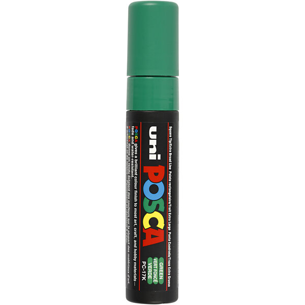Uni-Posca Posca Marker, afm PC-17K, lijndikte 15 mm, extra breed, groen, 1 stuk