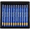 Mungyo Aquarelkrijt, L: 9,3 cm, dikte 8 mm, kobalt blauw (338), 12 stuk/ 1 doos