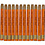 Mungyo Aquarelkrijt, L: 9,3 cm, oranje, 12 stuk/ 1 doos