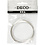 Creativ Company Verzilverd draad, dikte 0,8 mm, verzilverd, 6 m/ 1 rol