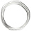Creativ Company Verzilverd draad, dikte 1,2 mm, verzilverd, 3 m/ 1 rol