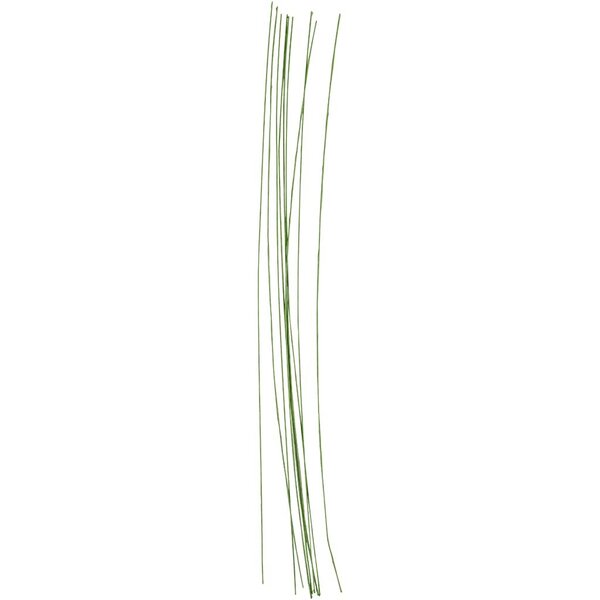 Creativ Company Bloemsteeldraad, L: 30 cm, d 0,6 mm, groen, 20 stuk/ 1 doos