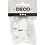 Creativ Company Miniatuur figuren, H: 30 mm, L: 45 mm, wit, 2 stuk/ 1 doos