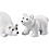 Creativ Company Miniatuur figuren, H: 30 mm, L: 45 mm, wit, 2 stuk/ 1 doos