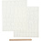 Creativ Company Rub-on Stickers, letters en cijfers, H: 17 mm, B: 17 mm, vel 12,2x15,3 cm, wit, 1 doos