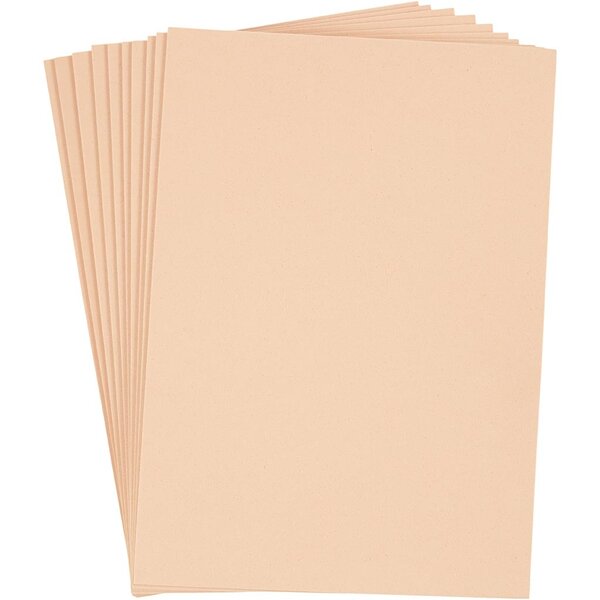 Creativ Company Foam Vellen, A4, vel 210x297 mm, dikte 2 mm, crème, 10 vel/ 1 doos