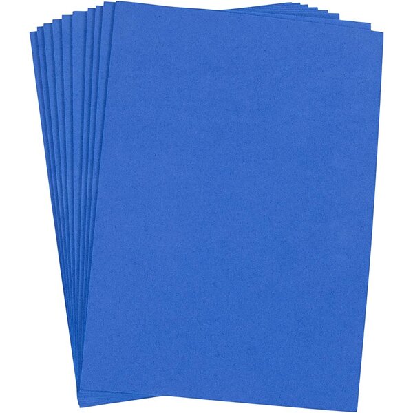 Creativ Company Foam Vellen, A4, vel 210x297 mm, dikte 2 mm, donkerblauw, 10 vel/ 1 doos