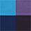Creativ Company Stempelinkt, H: 2 cm, afm 3,5x3,5 cm, blauw, hemelsblauw, paars, violet, 4 stuk/ 1 doos