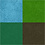Creativ Company Stempelinkt, H: 2 cm, afm 3,5x3,5 cm, groen, lichtgroen, olijf, aqua, 4 stuk/ 1 doos