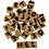 Creativ Company Foam stempels, afm 3x3 cm, dikte 13 mm, 42 stuk/ 1 doos