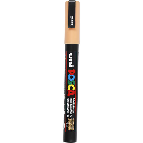 Uni-Posca Posca Marker, afm PC-3M, lijndikte 0,9-1,3 mm, fijn, pale orange, 1 stuk
