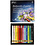Mungyo Aquarelkrijt, L: 9,3 cm, diverse kleuren, 12 stuk/ 1 doos