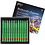 Mungyo Aquarelkrijt, L: 9,3 cm, dikte 8 mm, cadmium groen (345), 12 stuk/ 1 doos