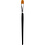 Creativ Company Gold Line penselen, afm 11, L: 19 cm, B: 9 mm, plat, 6 stuk/ 1 doos