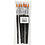 Creativ Company Gold Line penselen, afm 11, L: 19 cm, B: 9 mm, plat, 6 stuk/ 1 doos