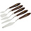 Paletmessen set, L: 17-23 cm, B: 1,5-2,5 cm, 5 stuk/ 1 doos
