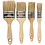 Creativ Company Vernis kwasten, L: 19,5-21 cm, B: 25-63 mm, plat, 4 stuk/ 1 doos