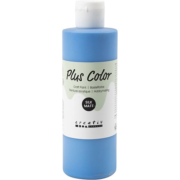 Plus Color Plus Color Acrylverf, primair blauw, 250 ml/ 1 fles
