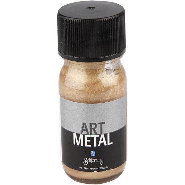 Hobbyverf Metallic, donker goud, 30 ml/ 1 fles