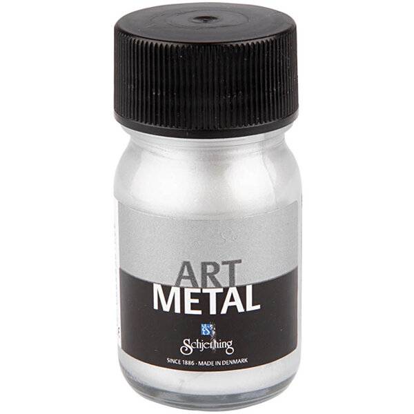 Schjerning Hobbyverf Metallic, zilver(5110), 30 ml/ 1 fles