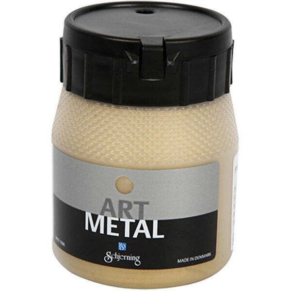 Schjerning Hobbyverf Metallic, licht goud(5102), 250 ml/ 1 fles