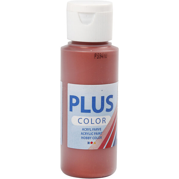 Plus Color Plus Color Acrylverf, red copper, 60 ml/ 1 fles