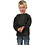 Schildersjas, L: 41 cm, afm 2-3 jaar, zwart, 1 stuk