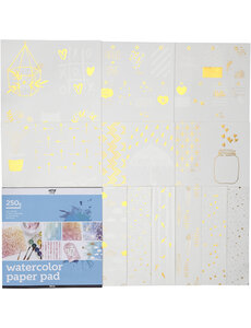  Kleurboek met aquarelpapier