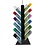 Kreul Glas- & Porseleinstiften, H: 52 cm, D: 11,5 cm, B: 24 cm, diverse kleuren, 24x6 stuk/ 1 doos