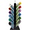 Kreul Glas- & Porseleinstiften, H: 52 cm, D: 11,5 cm, B: 24 cm, diverse kleuren, 24x6 stuk/ 1 doos
