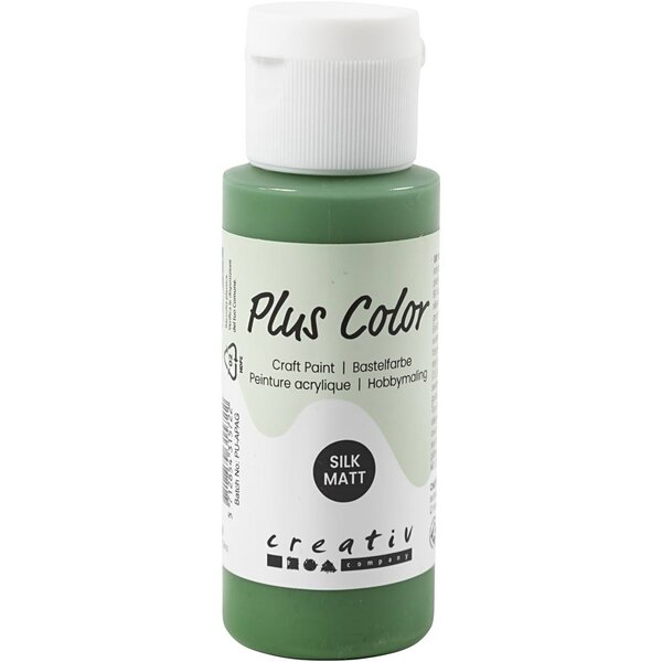 Plus Color Plus Color Acrylverf, forrest green, 60 ml/ 1 fles