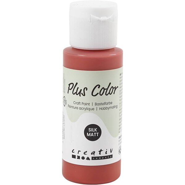 Plus Color Plus Color Acrylverf, kerstrood, 60 ml/ 1 fles