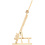 Creativ Company Tafelezel, H: 76 cm, B: 27,5 cm, 1 stuk
