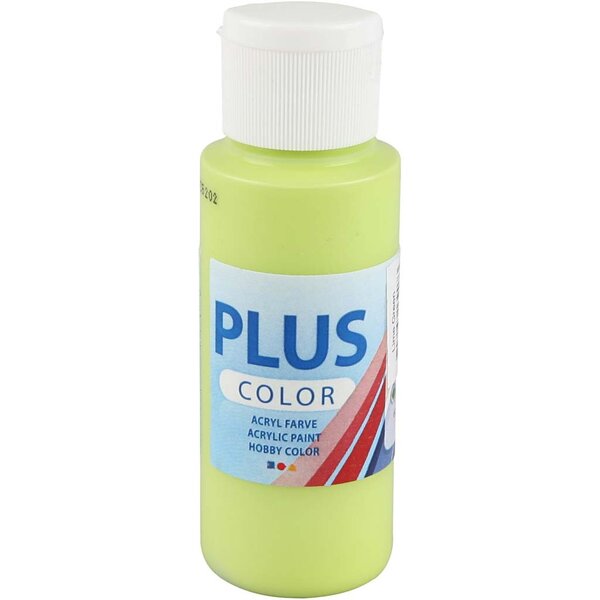Plus Color Plus Color Acrylverf, lime groen, 60 ml/ 1 fles