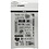 Creativ Company Silicone stempels, Engelse tekst, vel 11x15,5 cm, 1 vel