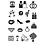 Creativ Company Silicone stempels, huwelijk, vel 11x15,5 cm, 1 vel