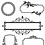 Creativ Company Silicone stempels, lijsten met ornamenten, vel 11x15,5 cm, 1 vel