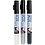 Plus Color Plus Color Marker, L: 14,5 cm, lijndikte 0,7 mm, zwart, off-white, rain grey, 5,5 ml, 3 stuk/ 1 doos