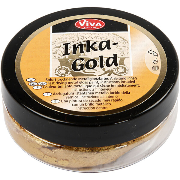 Viva Decor Inka-Gold, goud, 50 ml/ 1 Doosje