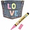 Deco Textielstift, lijndikte 3 mm, neon kleuren, 6 stuk/ 1 doos