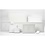Creativ Company Canvas, D: 1.6 cm, afm 10x10 cm, 360 gr, wit, 10 stuk/ 1 doos