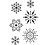 Viva Decor Flexibel sjabloon, sneeuwvlok, A4, vel 210x297 mm, 1 stuk