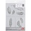 Viva Decor Flexibel sjabloon, veren, A4, vel 210x297 mm, 1 stuk