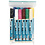 Glas- en porseleinstift, lijndikte 2-4 mm, dekkend, diverse kleuren, 12 stuk/ 1 doos