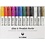 Creativ Company Glas- & Porseleinstiften, lijndikte 1-2 mm, semi-dekkend, diverse kleuren, 12 stuk/ 1 doos