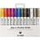 Creativ Company Glas- & Porseleinstiften, lijndikte 1-2 mm, semi-dekkend, diverse kleuren, 12 stuk/ 1 doos