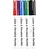 Creativ Company Glas- & Porseleinstiften, lijndikte 1-2 mm, semi-dekkend, zwart, blauw, groen, rood, 4 stuk/ 1 doos