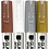 Creativ Company Glas- & Porseleinstiften, lijndikte 1-2 mm, semi-dekkend, bruin, goud, zilver, wit, 4 stuk/ 1 doos